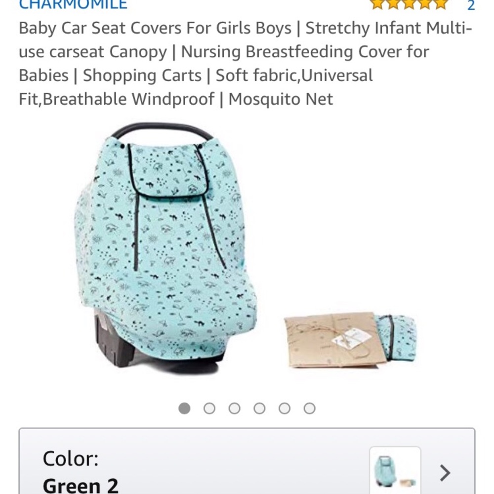 NEW Baby Car Seat Cover Multi-Use